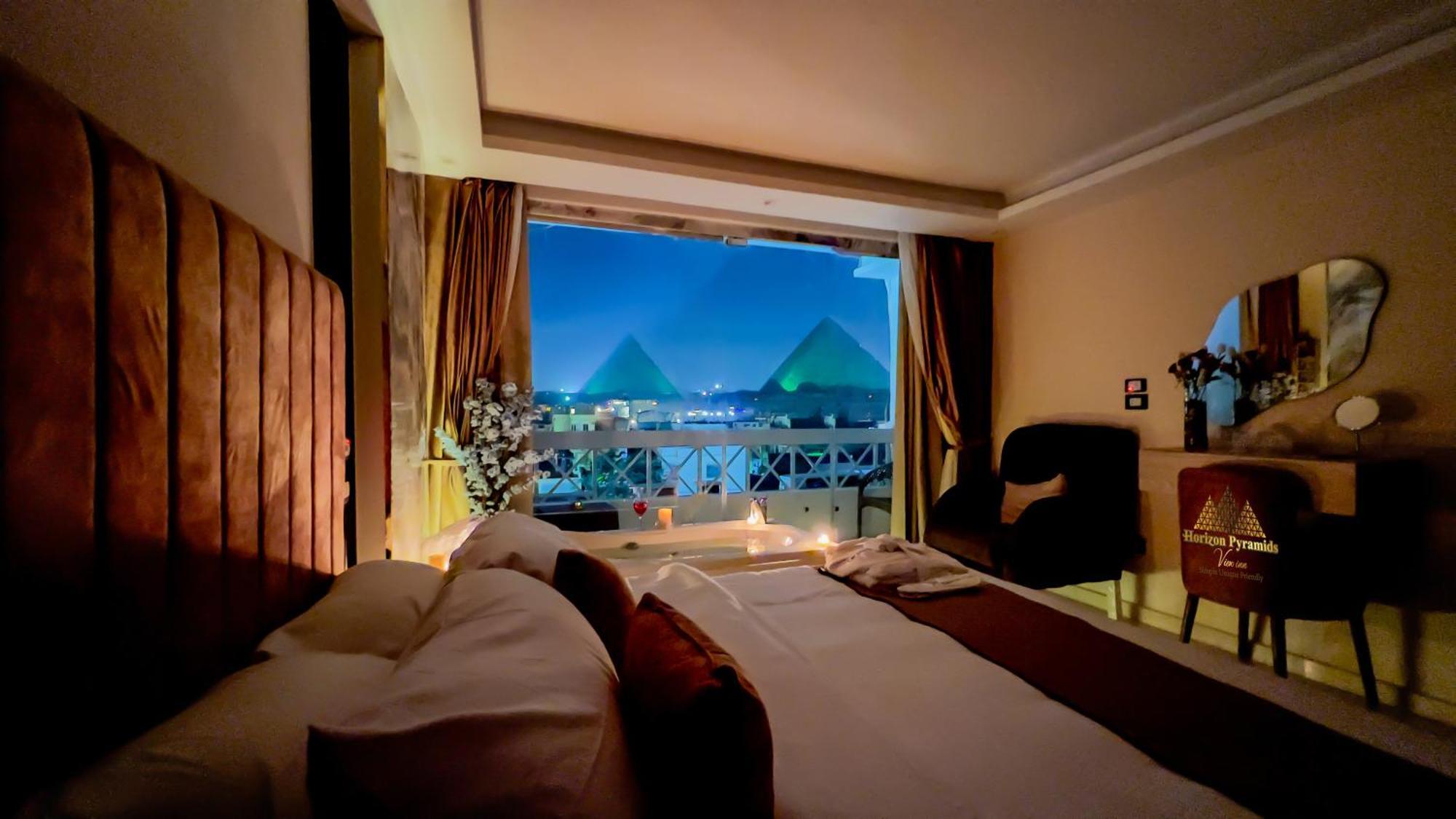 Horizon Pyramids View Inn Kafret el-Gabal Eksteriør bilde