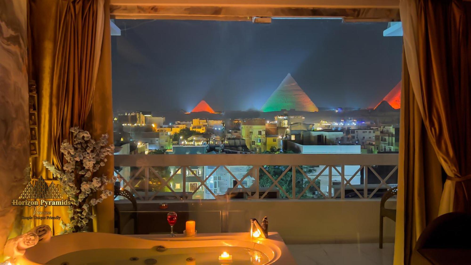 Horizon Pyramids View Inn Kafret el-Gabal Eksteriør bilde